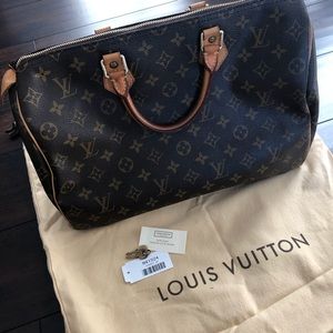 100% Authentic Louis Vuitton Speedy 35